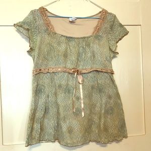 Vintage Maternity Blouse